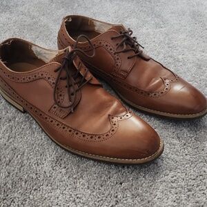ALDO brown wing tip shoes